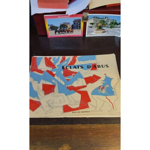 Lot / Brochure Satirique "Éclats D'Abus" + Postcartes Deauville & Trouville
