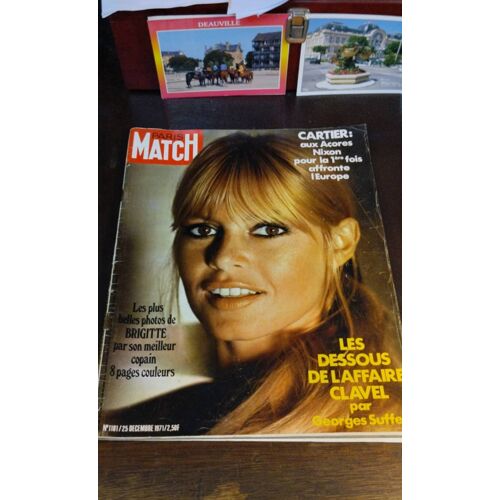 Magazine Paris Match N° 1181 - 25 Décembre 1971 - Brigitte Bardot (8 Pages Couleurs)