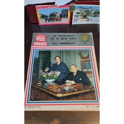 Magazine Point De Vue Images Du Monde N° 294 - 1er Janvier 1954 - René Coty Président Ive République
