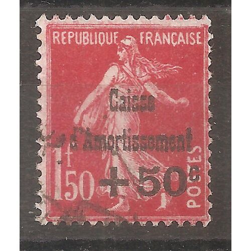 277 (1931) Caisse D'Amortissement Semeuse +50c Sur 1f50 Rouge Sombre Oblitérée (Cote 110e) (A202)