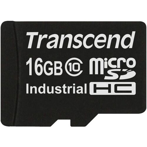 Transcend Industrial Temp SD100I - Carte mémoire flash - 16 Go - Classe 10 - microSD (TS16GUSDC10I)