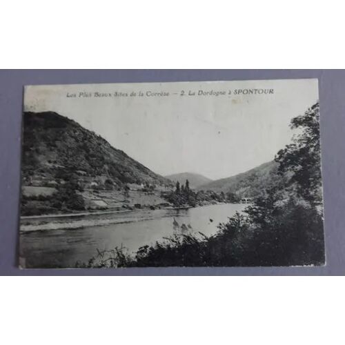 Carte Postale La Dordogne À Spontour 1916