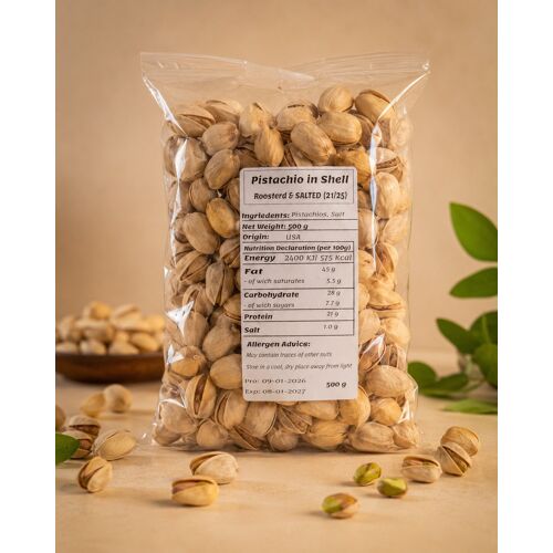 Pistaches Grillées Et Salées En Coque ¿ 1k G