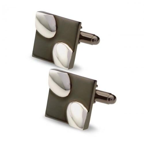 Boutons De Manchette Carré-Ovale