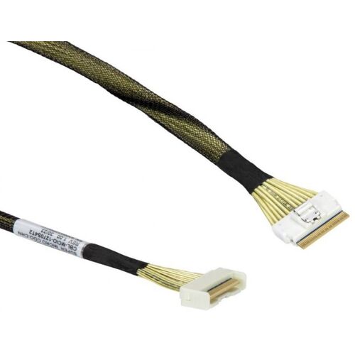 Super Micro Supermicro - SATA- / SAS-Kabel - Mini Cool Edge IO (MCIO) x8 gerade zu Slim SAS x8 gerade - 45cm - PCIe Gen5 (CBL-MCIO-1270S4T2)