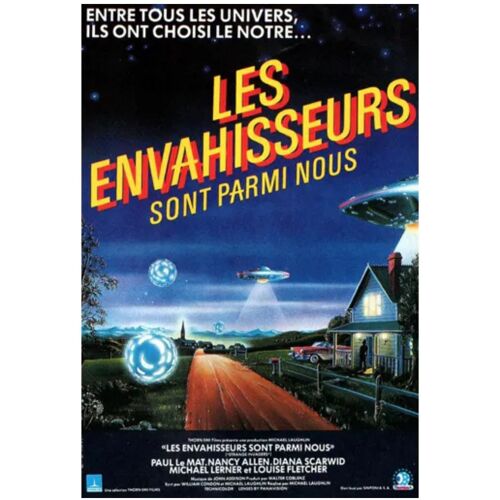 Les Envahisseurs Sont Parmi Nous (Strange Invaders) - Véritable Affiche De Cinéma Pliée - Format 40x60 Cm - De Michael Laughlin Avec Paul Le Mat, Nancy Allen, Diana Scarwid - 1983 #