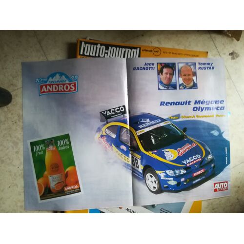 Poster Renault Megane Olymeca Ragnotti Andros