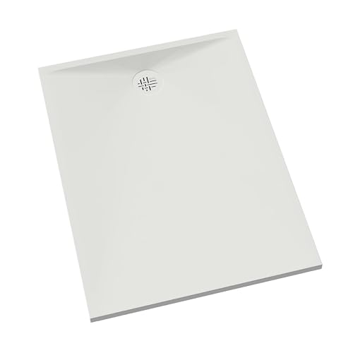 Receveur de douche KINEDO KINESURF NOVA RD1237AD extra-plat 120x80 cm blanc 3,5 cm