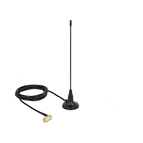 DeLOCK - Antenne - Peitschen-Antenne - 2,5 dBi - ungerichtet - außen, magnetisch montierbar (89615)