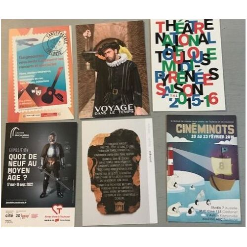 Toulouse : 20 Cartes (Évènements-Expositions-Festivals …..)