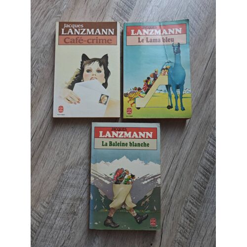 Lot De 3 Livres De Poche De Jacques Lanzmann