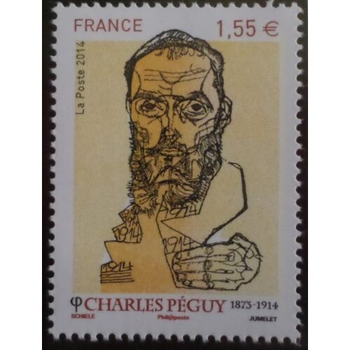 Charles Péguy Écrivain Année 2014 N° 4898 Yvert Et Tellier Luxe