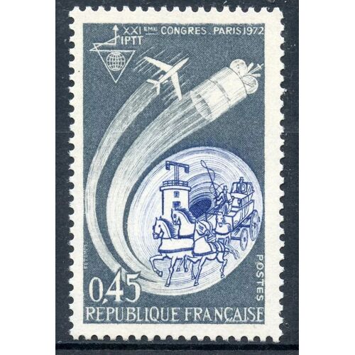 21ème Congrès Mondial De L'Internationale P.T.T. : Tour Dun Télégraphe Chappe De Saverne Année 1972 N° 1721 Yvert Et Tellier Luxe