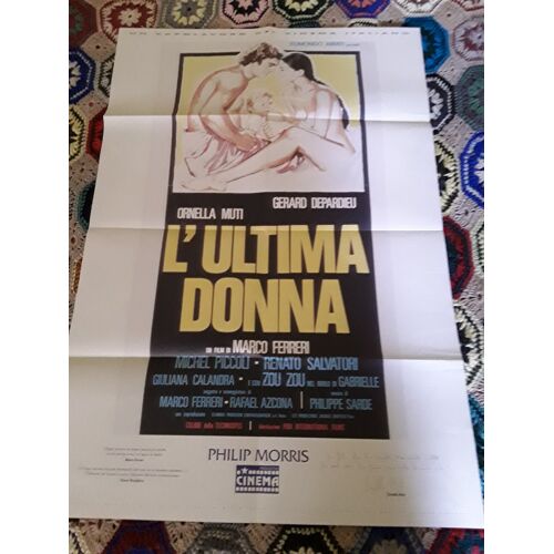 L'Ultma Donna De Marco Ferreri Avec G Depardieu Et O Mutti : Affiche Italienne D'Un Magazine Italien