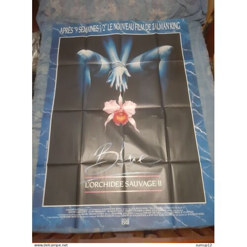 Affiche Originale Cinéma Française 120 X 160 Cm – Blue – L'Orchidée Sauvage Ii