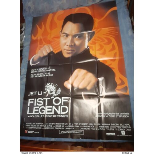 Affiche Originale Cinéma Française 120 X 160 Cm – Fist Of Legend – Jet Li
