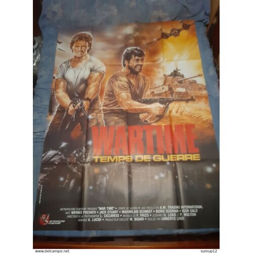 Affiche Originale Cinéma Française 120 X 160 Cm – Wartime (Temps De Guerre) – Umberto Lenzi