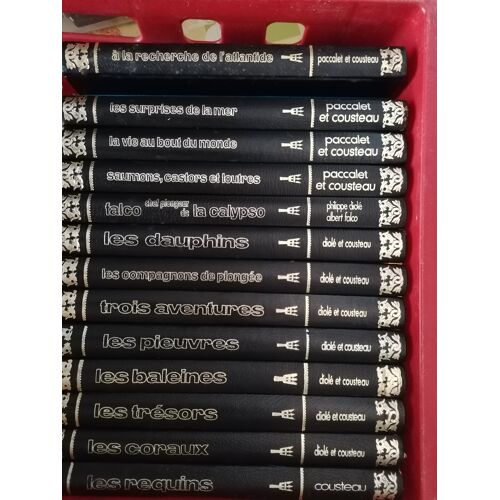 Très Belle Collection De 13 Livres Cousteau,...