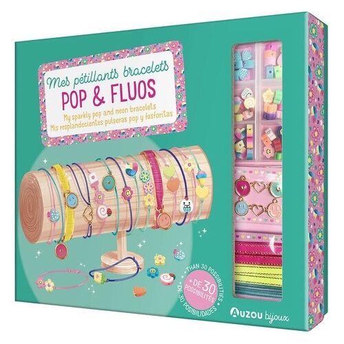 Ma Boîte À Bijoux - Mes Pétillants Bracelets Pop Et Fluos - + De 30 Possibilités