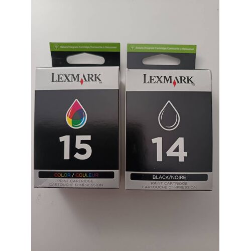 Cartouches imprimante Lexmark noir et couleurs