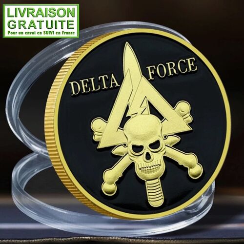 Delta Force Department Of The Navy Pièce Médaille Commémorative Plaquée Or