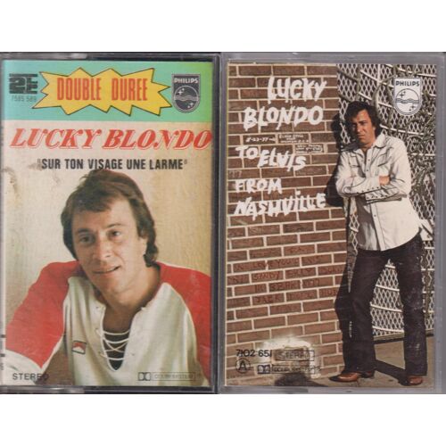 Lucky Blondo Lot De 2 Rares K7 Cassettes Audio Tape