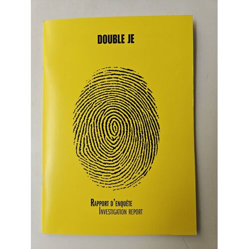 Double Je - Rapport D'Enquête - Investigation Report
