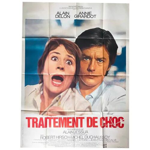 Traitement De Choc - Affiche De Cinéma Pliée - Format 120x160 Cm - De Alain Jessua Avec Annie Girardot, Alain Delon, Michel Duchaussoy - 1973