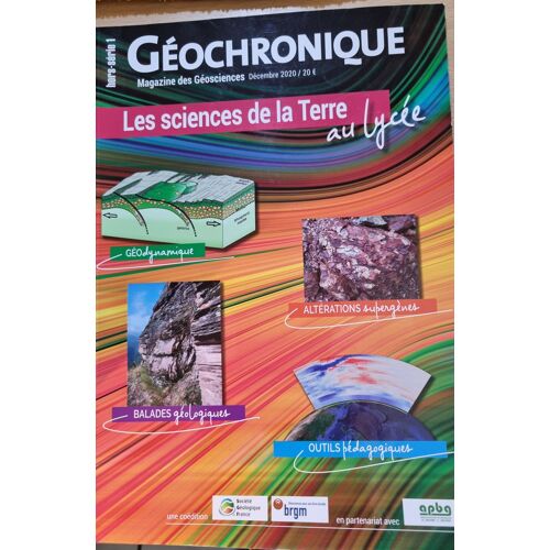 Geochronique Les Sciences De La Terre Au Lycée  Hors Série N°1