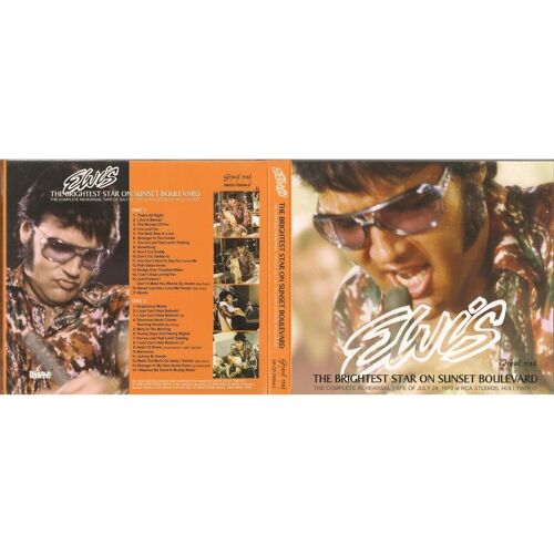 Elvis Presley The Brightest Star On Sunset Boulevard 2 Cd Digipack 31 Outtakes 24/7/70 !