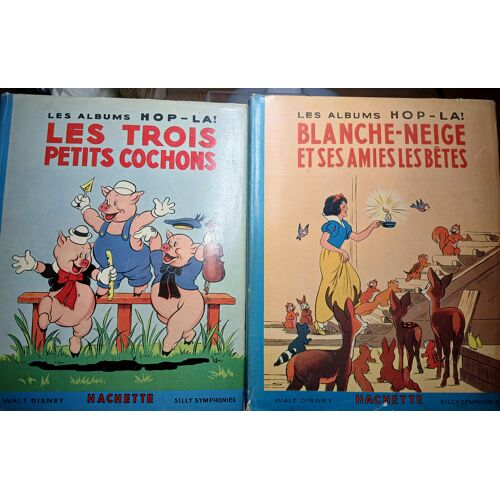 Lot De Deux Albums Anciens Walt Disney
