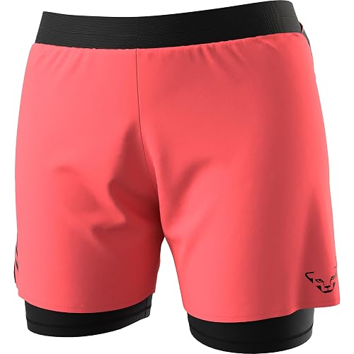 Dynafit - Women's Alpine Pro 2/1 Shorts - Short De Running Taille L, Rouge