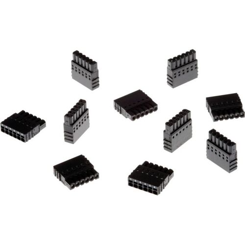 AXIS TU6009 - Connecteur de données - bloc de terminaison 6 broches (F) pour bloc de terminaison 6 broches (M) - pas de 2,5 mm (pack de 10) - pour AXIS F9111 Main Unit