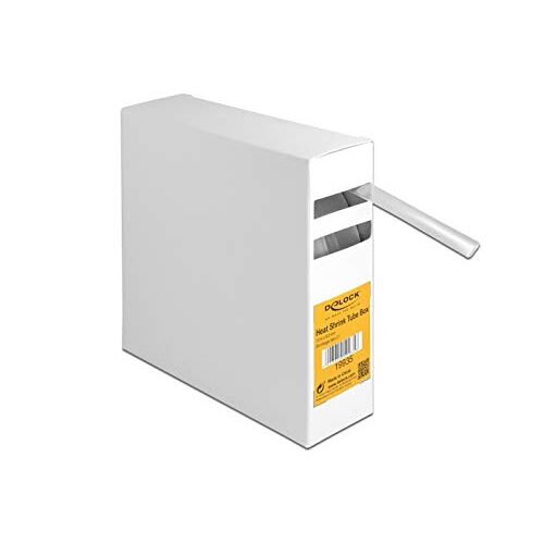 guaina termoretraibile cavi delock box 10m x 9.5mm transparente 19935