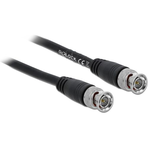 DeLOCK - Videokabel - BNC (M) bis BNC (M) - 20,0m - Koax - Schwarz (80087)
