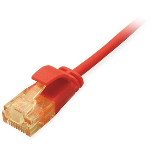 Equip Patchkabel Cat6A Slim U/UTP 2xRJ45 5.00m rot LSZH Polybeutel