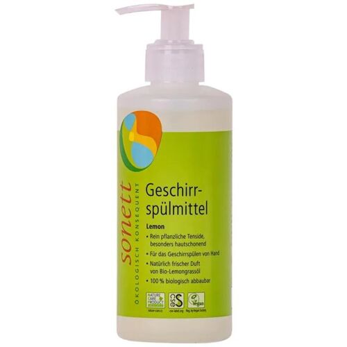 Liquide vaisselle écologique, citron, 300ml, vaisselle main écologique