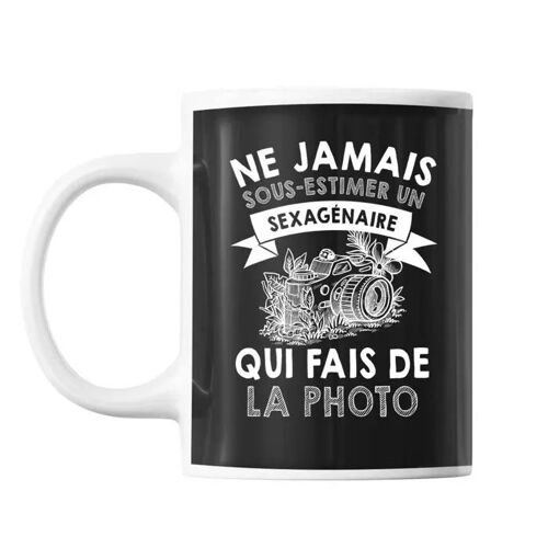 Mug Photo Sexagénaire Homme 60 Ans