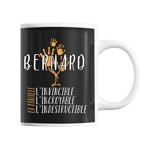 Mug Nom De Famille Bernard | Tasse Idée Cadeau Famille
