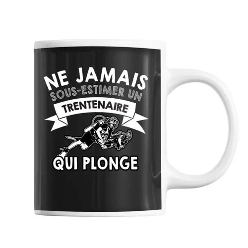 Planetee Mug Homme Plonge Trentenaire