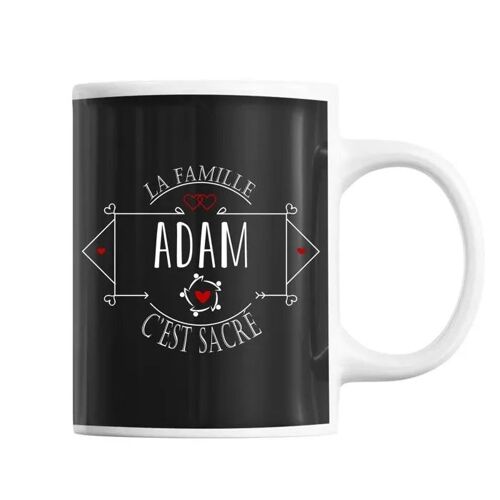 Mug Nom De Famille Adam | Tasse Sacrée