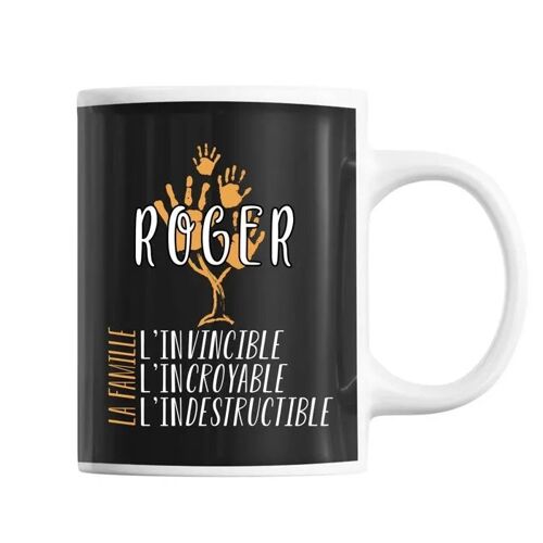 Mug Nom De Famille Roger | Tasse Idée Cadeau Famille