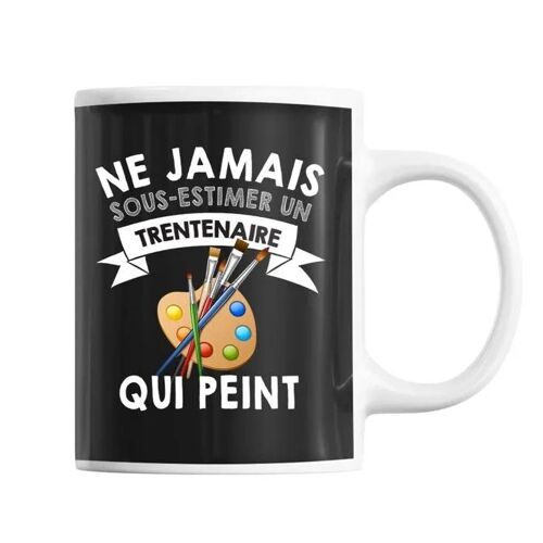 Mug Homme Peint Trentenaire
