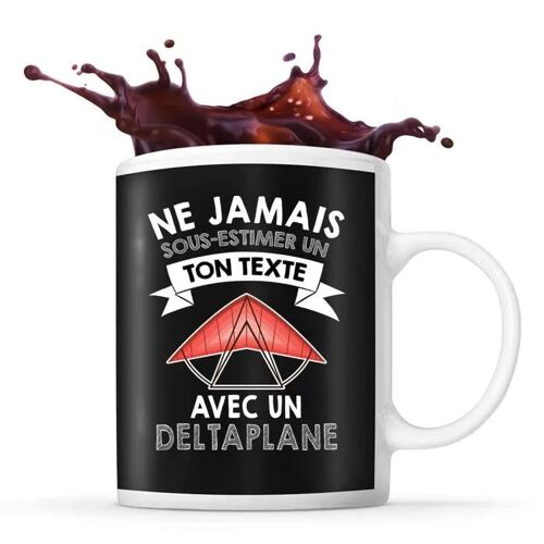 Mug Deltaplane Prénom Métier Âge Personnalisable | Tasse Drôle Pour Deltiste | Idée Cadeau Anniversaire Noël Fête Des Pères