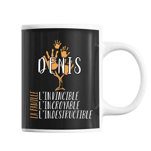 Mug Nom De Famille Denis | Tasse Idée Cadeau Famille