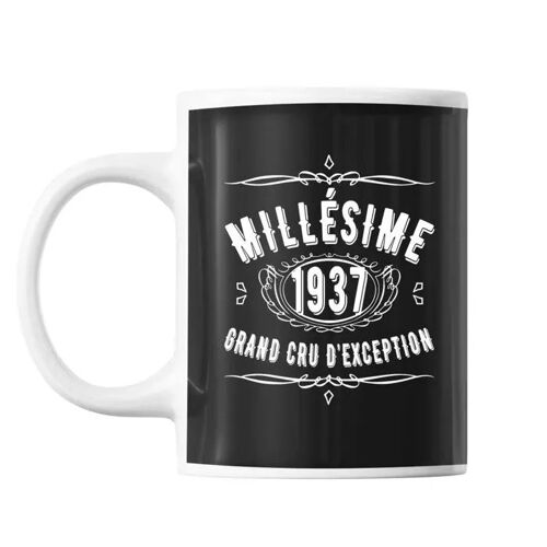 Planetee Mug Millésime 1937 Anniversaire 88 Ans | Tasse Anniversaire Imprimée En France