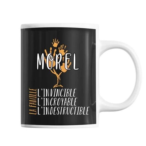 Mug Nom De Famille Morel | Tasse Idée Cadeau Famille