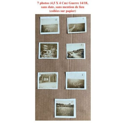 Guerre 14/18 : 22 Photos & 7 Cartes Postales