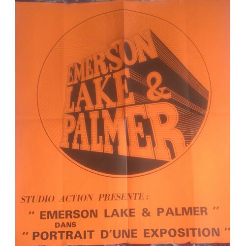 Emerson Lake Palmer Portrait D'Une Exposition Affiche Cinéma Studio Action