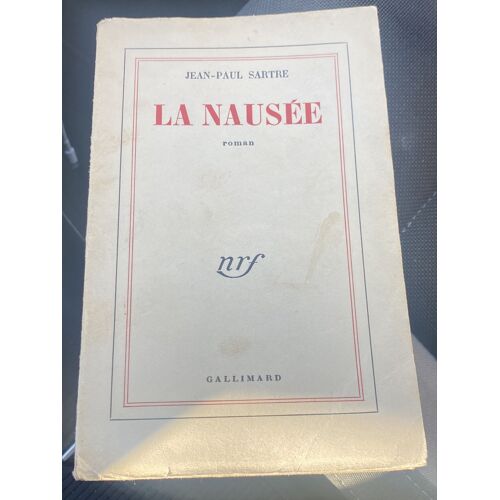 La Nausée Jean Paul Sartre Gallimard 1954